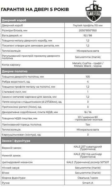 Вхідні двері квартирні К-8 Kale, модель 514/191, венге горизонт сіре/дуб пломбір горизонт cyt0018 фото