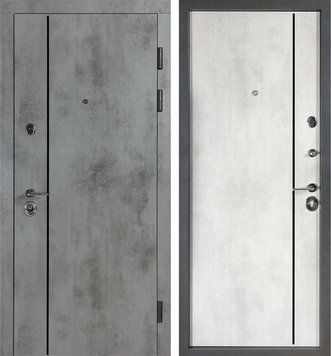 Вхідні двері квартирні К-8 Kale, модель 554, оксид темний/оксид світлий cyt0019 фото