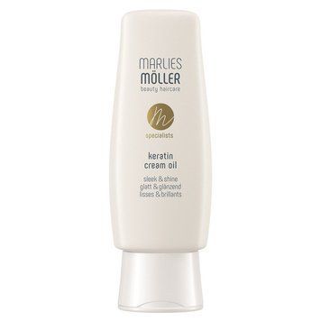KERATIN CREAM OIL SLEEK & SHINE - Крем-масло для волос с кератином &laquo;Гладкость и блеск&raquo; Marlies M&ouml;ller 21377 фото