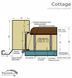 Вхідні двері вуличні COTTAGE Kale, модель 703/237, колір: metalic grey/білий атласний cot0006 фото 3