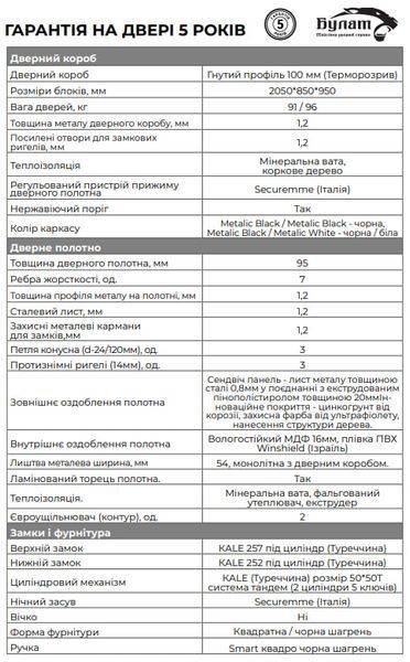 Вхідні двері вуличні ТЕРМО HOUSE Kale, модель 703/191, колір: антрацит/бетон антрацит hou0008 фото